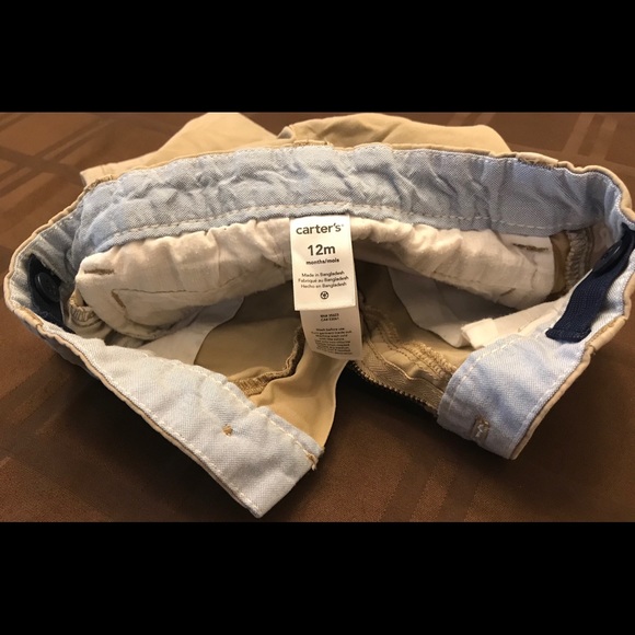 Carter’s 12 M Boy Beige Slacks - Picture 2 of 3